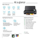 HP OfficeJet 250 Mobile, Bluetooth, Wireless, up to 20PPM, A4 Printer, Portable Small Office/Home Office Color Printer, Black (CZ992A)