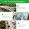 Toolifer Thickened Garden Netting, 10x33FT Garden Netting Pest Barrier for Greenhouse Garden Bed Cover, Durable Garden Mesh Netting Row Cover Protect Plant Fruit Vegetable Flower Crop from Bird Pest