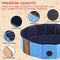 Floofi Dog Pool, Swimming Pool, Small Pool, Hard Plastic Pool, Dog Pools for Large Dogs, Outdoor Pool, Mini Pool, Pet Pool (Red Circle)