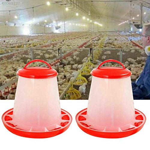 3Kg Automatic Chicken Feeder Plastic Poultry Chook Hen Food Eating Seed Bucket