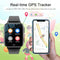 Kids 4G GPS Smart Watch Elderly Whatsapp Chat Phone Tracker Smartwatch Real-time Tracking Video Call Voice Message Camera SOS Alarm Geo-Fence Touch Screen Pedometer Anti-Lost for 3-15 Boys Girls Gift
