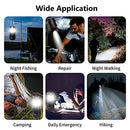 ZCOINS Rechargeable LED Collapsible Camping Lantern, Portable Battery Powered Flashlight, Handle Camping Light Lamp with Magnetic for Hurricane Power Outages Fishing Emergency Tent Hiking Supplies