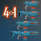 Nerf Elite 2.0 - Echo Cs-10 Blaster - Us Version - 24 Official Nerf Darts - 10-Dart Clip - Removable Stock And Barrel Extension - 5 Tactical Rails - Toys For Kids - E9533 - Ages 8+
