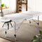Zenses Massage Table 75cm Portable 2 Fold Aluminium Beauty Bed White