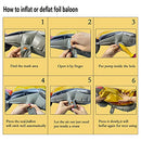 ZCOINS Construction Birthday Party Decoration for Boys with 2 Giant 32in*27in Dump Truck Foil Balloons, 15 Latex Balloons Printed with Truck Pictures, 12 Construction-themed Cake Toppers and 1 Banner.