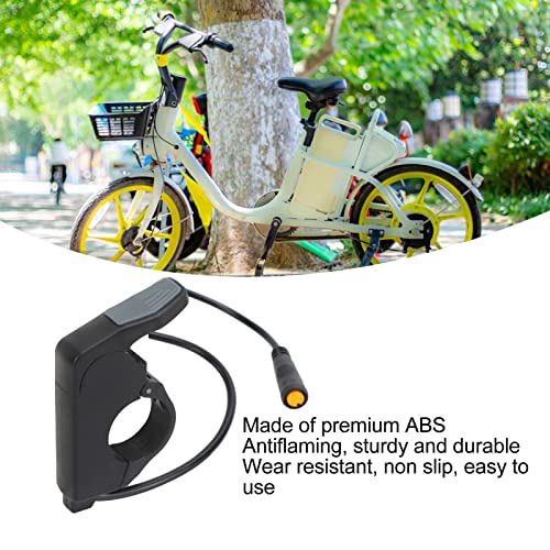 Thumb Throttle Speed Control, Sensitive ABS Ebike Thumb Throttle Easy to Use Universal Durable Electric Bicycle Accessories for Bafang BBS01 02 BBSHD Left Right Handlebar