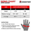 Meister Inner STRYK Gloves w/EliteGel for Boxing & MMA - Replace Hand Wraps or Striking Training - Black - Medium/Large