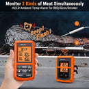 ThermoPro TP20 Wireless Remote Digital Cooking Food Meat Thermometer with Dual Probe for Smoker Grill BBQ Thermometer