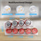 Feshory 2-Tier Can Dispenser for Refrigerator - Clear Foldable Soda Beverage Drink Can Organiser for Pantry, Fridge Storage Organiser Kitchen Storage & Organisation