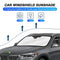 KUST Custom Fit Windshield Sun Shade for 2016 2017 2018 2019 2020 2021 2022 BMW X1 F48 Accessories Sunshade Foldable Window Sun Visor Protector Blocks UV Rays Keep Your Car Cooler