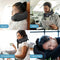 anzhixiu Travel Pillow- Neck Pillows for Travel, Heighten Humps 360 Degree Neck Support Travel Pillows for Sleeping Airplanes,Travel Time,Office Time or at Home, Black