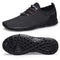 SOBASO Men Water Shoes Quick Drying Women Water Hiking Swim Beach Shoes for Sailing Kayaking Surfing All Black