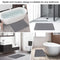 ZIKIBL Stone Bath Mat Diatomaceous Earth Bath Mat Super Absorbent Diatomite Stone Bath Mats for Bathroom Quick-Drying Non-Slip Bath Stone Mat Easy to Clean Stone Shower Mat(24 * 16'' Grey)