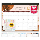 18 Months Desk Calendar - Desk Calendars 2024-2025, Desktop Calendar 2024, Desk Calendars, Desk Calender, Desk Calander for Desk Pad Calendar, Office Desk Calendar Pad, Monthly Desk Calendar