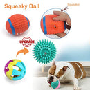 Dog Chew Toys for Puppy Teething Training,Interactive Stuffed Plush Dog Squeak Toys for Small Dogs,9 Packs Dog Rope Toys Puppy Chew Squeaky Toys, Rope Knot Chew Toy for Dental Cleaning and Teething