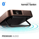 ViewSonic M2 Full HD Smart LED Portable Projector with Harman Kardon Speakers Metallic Bronze