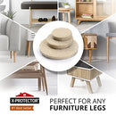Felt Furniture Pads X-PROTECTOR 48 pcs - 25 mm Premium Chair Floor Protectors - Felt for Chairs Furniture Feet & Wood Floors - Best Furniture Pads for Hardwood Floors - Protect Your Hard Floors!