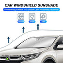 KUST Windshield Sun Shade Blocks UV Rays Sun Visor Protector Foldable Sunshade for Honda CRV CR-V 2017 2018 2019 2020 2021 Keep Your Car Cooler