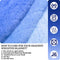 yescool Faux Fur Weighted Blanket 48"x72" 15lbs,Fuzzy Cozy Shaggy Weighted Blanket Queen Size for Adult，Fluffy Sherpa Comfy Heavy Blanket for Women Men,Warm Soft Plush Blue Blanket for Couch Sofa Bed