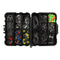 Croch 160pcs/box Fishing Accessories kit with Tackle Box,Including Jig Hooks, Bullet Bass Casting Sinker Weights, Different Fishing Swivels Snaps, Sinker Slides, Fishing Line Beads