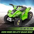 6V Kids Electric Car Ride On Toy Car ATV Quad Bike 4 Wheeler Green 72x40x45.5cm