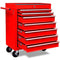 vidaXL Mechanics Tool Trolley 7 Drawers Red Workshop Chest Box Storage Cabinet