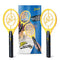 ZAP IT! Bug Zapper - Battery Powered (2xAA) Mosquito, Fly Killer and Bug Zapper Racket - 4,000 Volt - Safe to Touch (Mini Twin Pack)