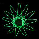 Amazing Glow in The Dark Light Sun Powered Basketball Hoop Net Shoots Training