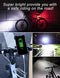 Bike Lights Front USB (Type-C) Rechargeable 1800 Lumen Bicycle Headlight Waterproof Led Bicycle Lighting Flashlight, Easy Install & Quick Release (Bike Headlight)