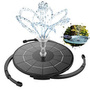 AISITIN 3.5W DIY Solar Fountain Pump for Water Feature Outdoor Solar Bird Bath Fountain with Multiple Nozzles for Garden, Ponds, Fish Tank and Aquarium