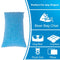 Molblly Bean Bag Filler Foam 10lbs Blue Premium Shredded Memory Foam Filling for Pillow Dog Beds Chairs Cushions and Arts Crafts, Added Gel Particles， Soft and Great for Stuffing