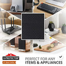 Non Slip Furniture Pads X-PROTECTOR – 4 PCS Furniture Grippers 4x5 for Appliances - Ideal Self-Adhesive Rubber Feet for Furniture Feet – Non Skid Furniture Pads Floor Protectors!
