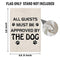 Housewarming Gifts Dog Lovers Gift All Guests Must Be Approved By The Dogs House Garden Flag (Approved By The Dogs)