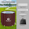 Ice Bath Tub for Athletes Portable Cold Plunge Tub Ice Bath Cold Plunge Tub Outdoor Ice Barrel Ice Bath Tub For Adults Cold Therapy Tub for Recovery (BY9001 New reddish brown-29.5"Φ x 26.8"H)
