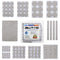 Lifeswonderful 106pcs Assorted Self Adhesive Felt Pads Sticky Floor Protectors for Furniture Chair Table Feet