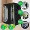 Lightweight Hydroponic Grow Tent Garden - 36'' x 24'' x 53'' Indoor Plant Growing System w/Durable Reflective 600D Mylar, Observation Window - Includes Removable Floor Tray, Pole Shelf