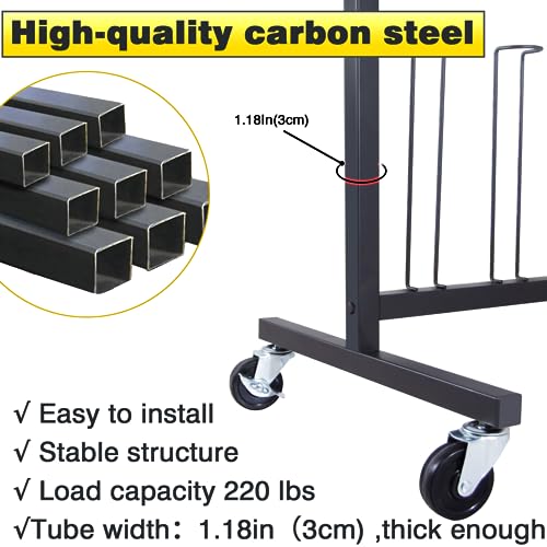 ztysn Hockey Gear Drying Rack Ice Hockey Stick Holder Field Hockey Equipment Dryer Large Hockey Display Storage Rack Sports Metal Tree Stand for Football Lacrosse