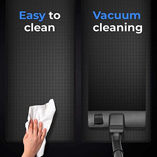 DAWNTREES 2 PCS Anti Fatigue Kitchen Mats Rug,45×75+45×150cm,Kitchen Floor Mat,Memory Foam Cushioned Rugs, Comfort Standing Desk Mats for Office, Home, Laundry Room, Waterproof & Ergonomic…