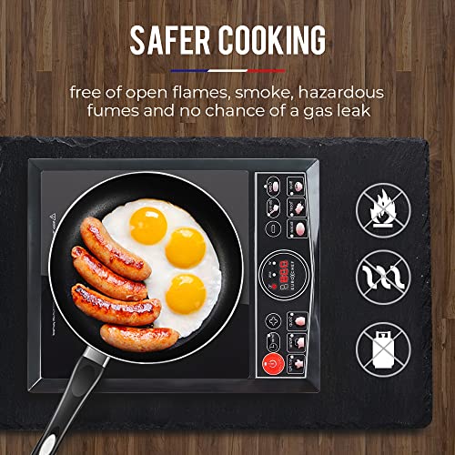 EuroChef 2000W Electric Induction Portable Cooktop