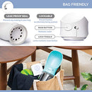 Zenify Dog Water Bottle for Walking Hiking Camping Beach Outdoor Travel Lead Leash Accessory Puppy Dogs Pets Drink Alternative to Pet Collapsible Bowl Small (350ml (S/M) White)