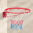 Centra Basketball Hoop Ring Rim Goal Net Toys Children Wall Mounted Outdoor Standard Size Steel 45CM Kids Adults