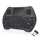 Zedo Backlit Mini Wireless Keyboard 2.4G, Handheld Remote with Touchpad Mouse for Android TV Box, Windows PC, HTPC, IPTV, Raspberry Pi, XBOX 360, PS3, PS4