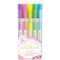 Zebra Glitter Highlighter, Kirarich, Pack of 5 (WKS18-5C)