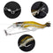 WANBY Fishing Shrimp Lures Artificial Silicone Soft Bait Set Luminous Swimbait Shrimp Fishing Lure with Hooks Fishing Tackle Freshwater/Saltwater (6PCS)