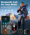 LIGE Smart Watch for Men, 1.43" AMOLED HD 360mAh Smartwatch with Bluetooth Call, Heart Rate/Sleep/Blood Oxygen Monitor, IP68 Waterproof 2 Straps Smart Watch Compatible with Android iPhone iOS Black