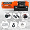 ZESUPER 4500lb Winch 12v Boat Trailer ATV UTV Quad Electric Winch 2 Wireless Remotes Synthetic Rope Waterproof IP67 Car