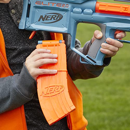 NERF Elite 2.0 Motoblitz Blaster with Scope, Motorized 10-Dart Blasting, Airblitz 6 Darts, 22 Darts, Outdoor Toys for 8 Year Old Boys & Girls, Multicolor (F5872)