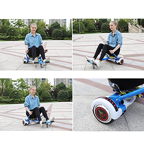 NICOOTH Hoverboard Seat Attachment Hoverboard attachments Hoverboard Accessory Hoverboard go Kart for Kids or Adults