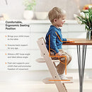 Tripp Trapp Chair from Stokke, White - Adjustable, Convertible Chair for Toddlers, Children & Adults - Convenient, Comfortable & Ergonomic - Classic Design