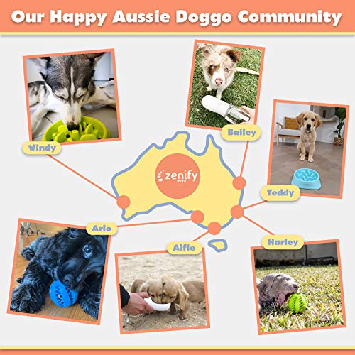Zenify Pets Compostable Dog Poo Bags (60 Bags) - Certified Compostable Biodegradable Waste - Australian Owned